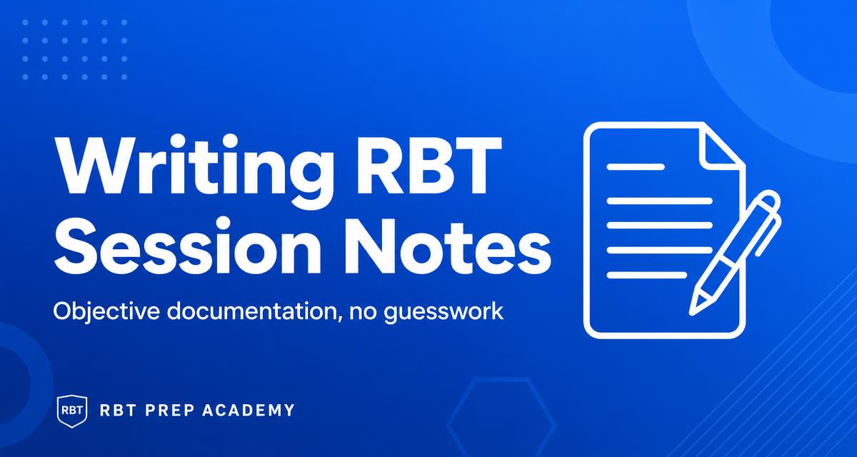 Writing RBT Session Notes: Objective Documentation Without the Guesswork — article cover